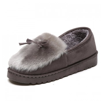 2019 Fashion Winter Women Slippers with Fur Home Outdoor Casual Warm Slippers Female Ladies Cotton Women Winter Shoes tyh78